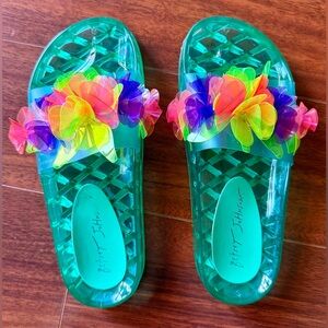 Betsey Johnson Jelly Slides – Size 8